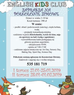 polkolonie zimowe 2019 w białymstoku 1