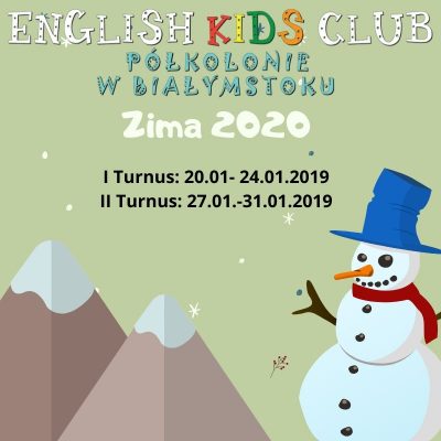 polkolonie zimowe dla dzieci 2020