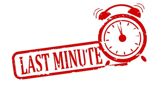 last minute